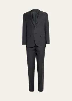 KitonMen's Nano Check Suit