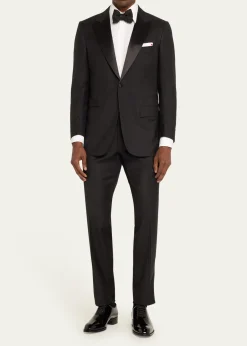 KitonMen's Peak Wool Tuxedo