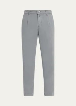 KitonMen's Pleated Straight-Fit Pants