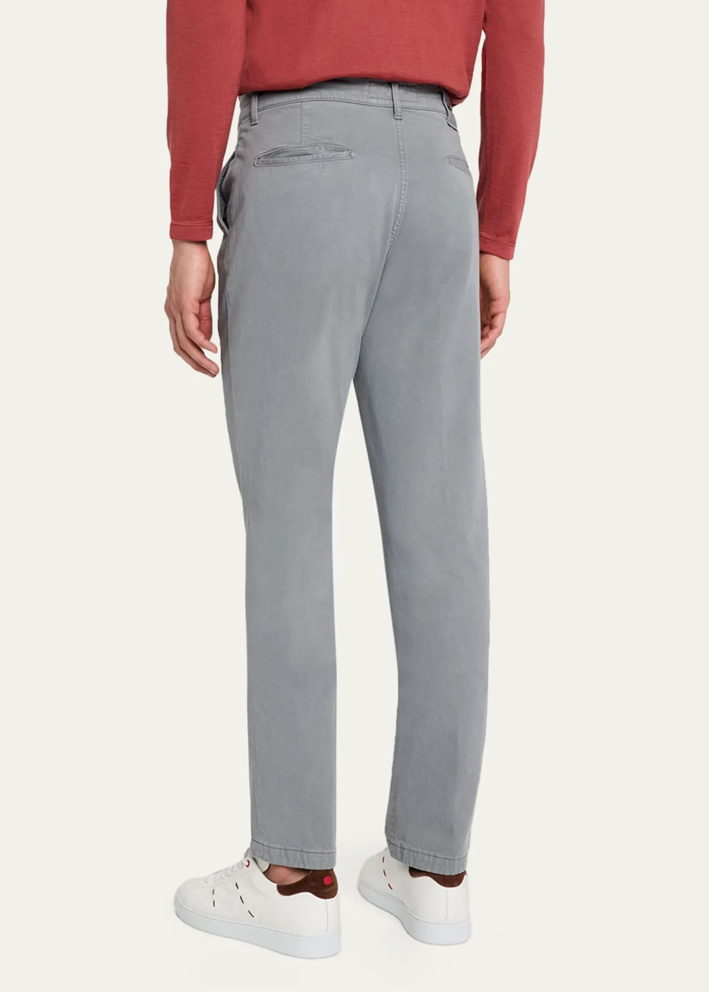 KitonMen's Pleated Straight-Fit Pants