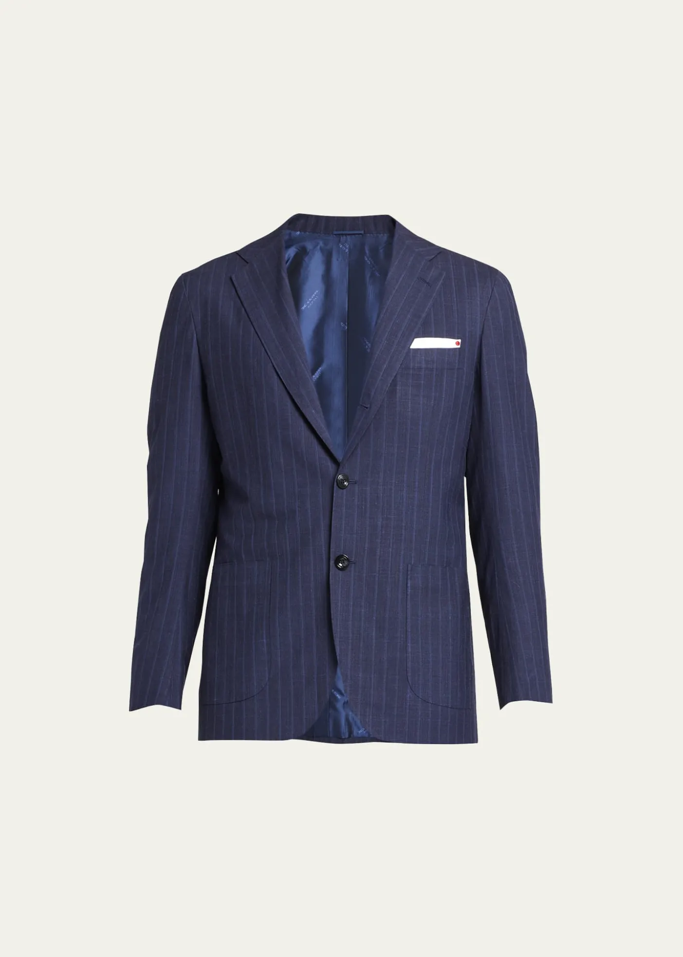 KitonMen's Shadow Stripe Suit