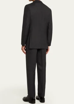 KitonMen's Solid Wool-Silk Suit