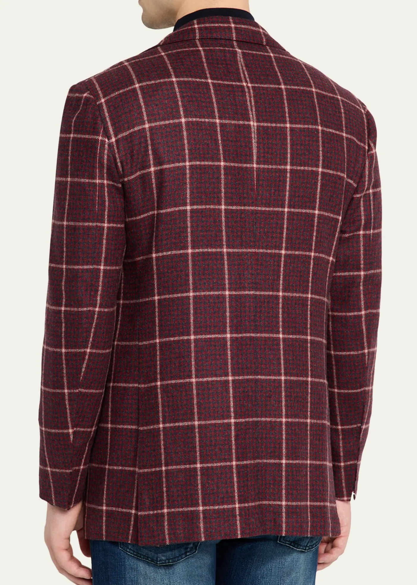 KitonMen's Cashmere Check Sport Coat