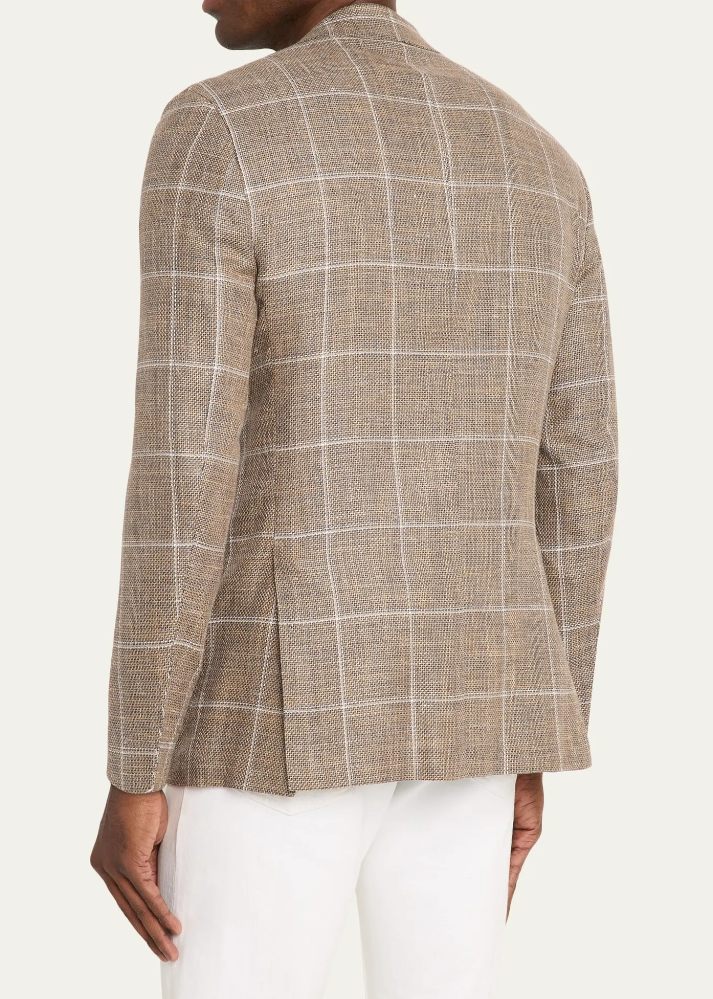 KitonMen's Cashmere, Wool and Silk Windowpane Sport Coat