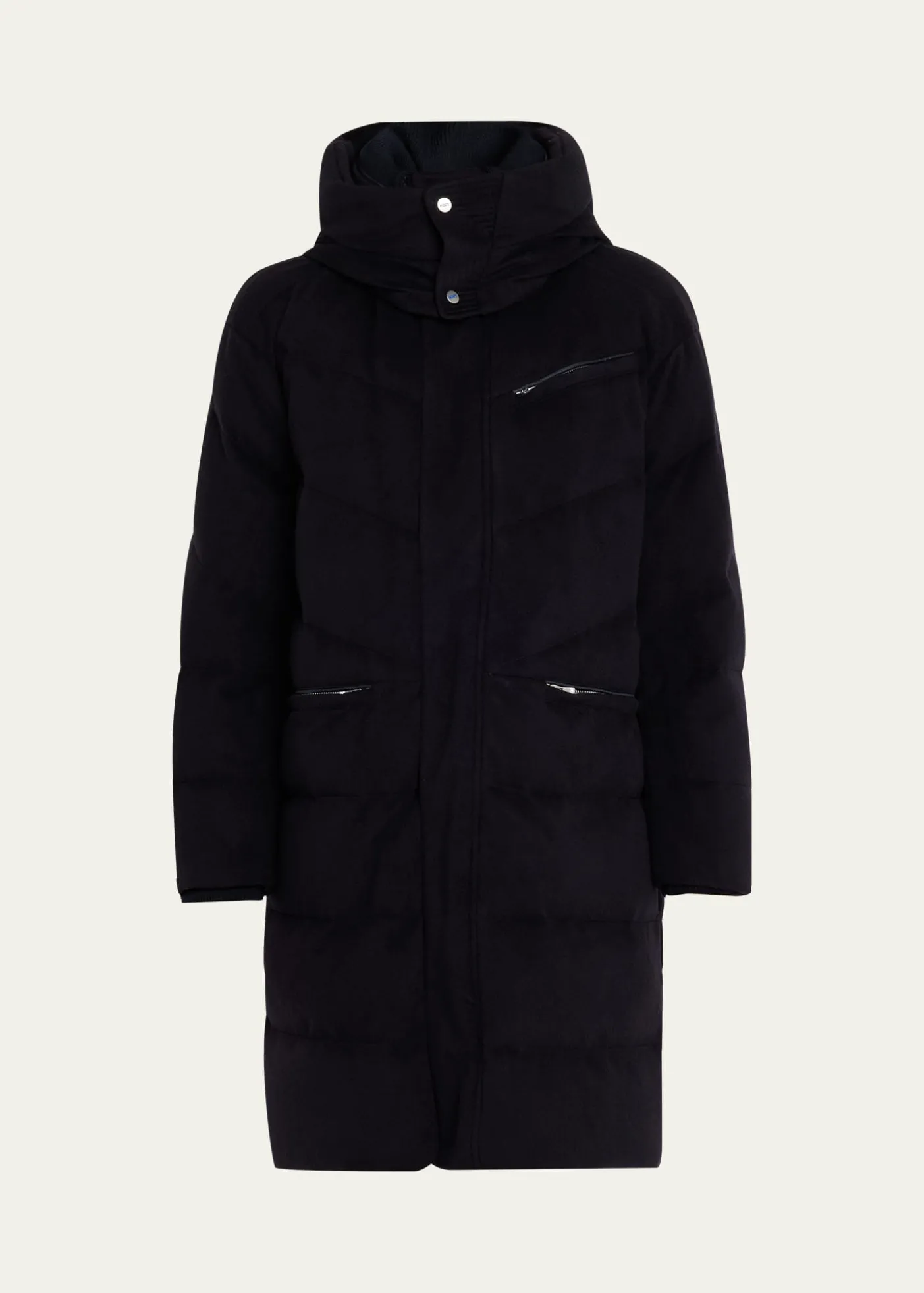 KitonMen's Cashmere & Wool Down Parka Jacket