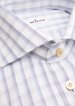 KitonMen's Check Cotton Dress Shirt