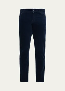 KitonMen's Corduroy Straight Fit Five-Pocket Pants
