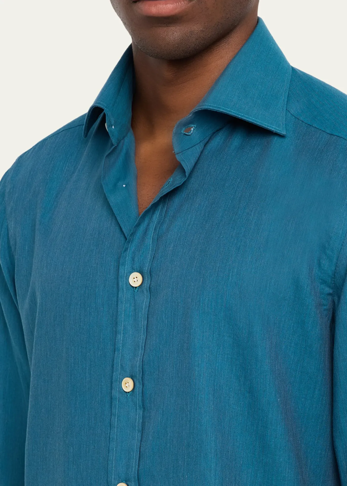 KitonMen's Cotton Sport Shirt