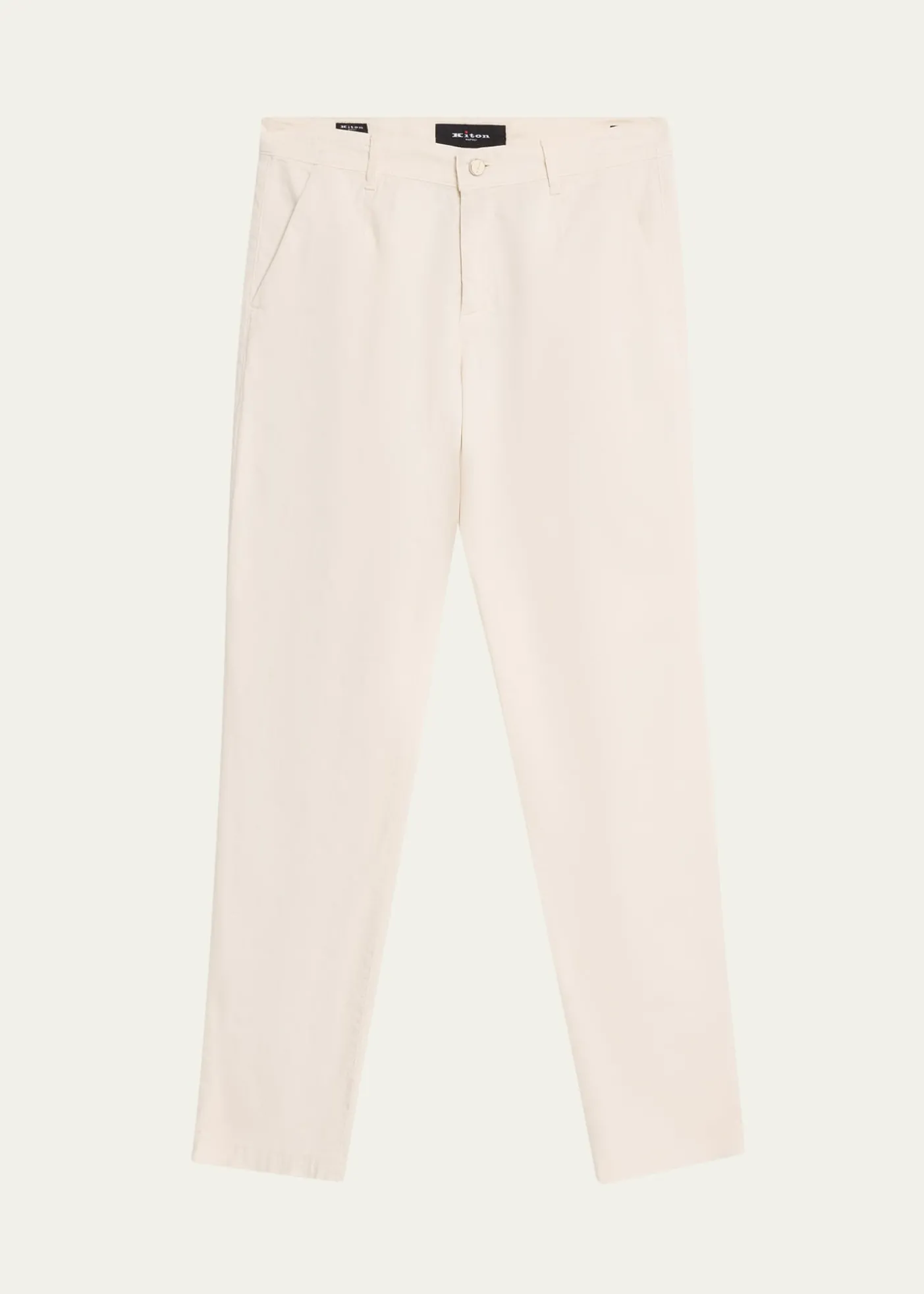 KitonMen's Cotton Stretch Slim Four-Pocket Pants