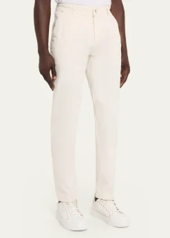 KitonMen's Cotton Stretch Slim Four-Pocket Pants