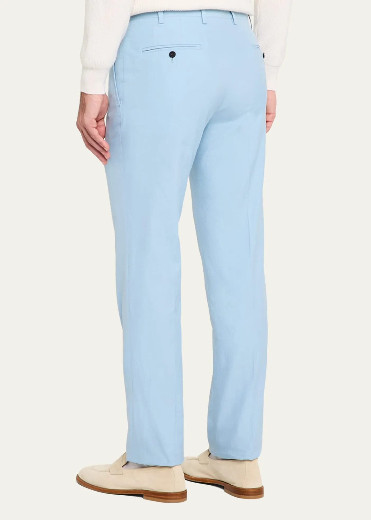 KitonMen's Flat-Front Twill Pants
