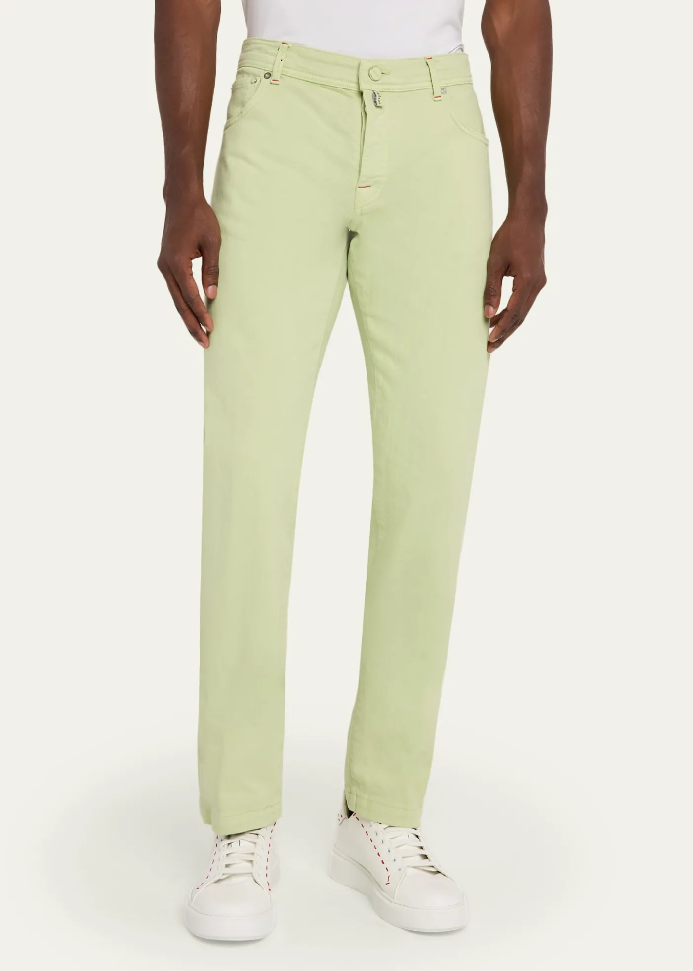 KitonMen's Kurabo Slim Fit Cotton Stretch Five-Pocket Pants