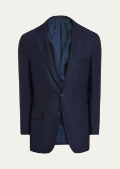 KitonMen's Solid Cashmere Blazer