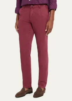 KitonMen's Straight Fit Flat-Front Pants