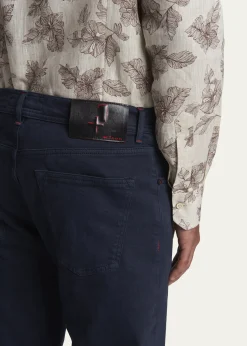 KitonMen's Straight Leg Cotton-Stretch Five-Pocket Pants
