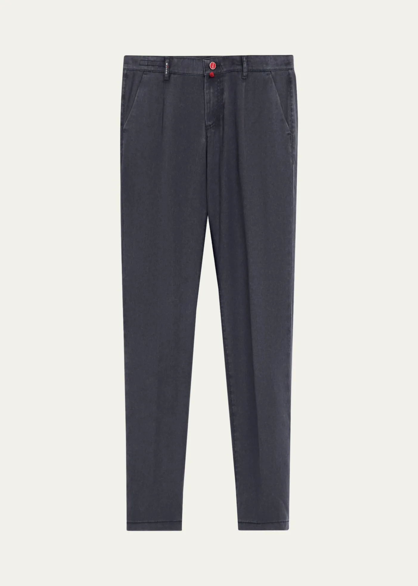 KitonMen's Washed-Effect Wool Four-Pocket Pants