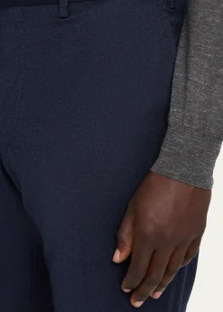 KitonMen's Wool and Cashmere Flat-Front Pants