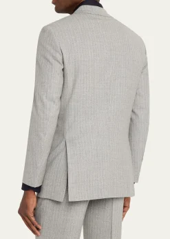 KitonWool Single-Breasted Suit