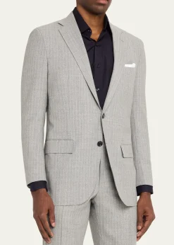KitonWool Single-Breasted Suit