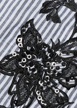 Kobi HalperinAerin Striped Floral-Embroidered Blouse