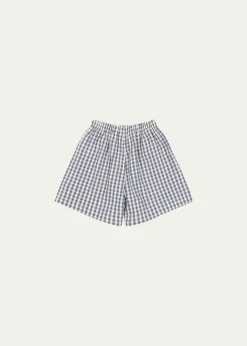 Konges SlojdBoy's Kim Gingham Organic Cotton Shorts, Size 12M-8
