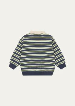 Konges SlojdBoy's Spotty Long-Sleeve Cotton Polo Shirt, 12M-10