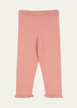 Konges SlojdGirl's Cypres Frill-Trim Scalloped Cotton Pants, Size 3M-8