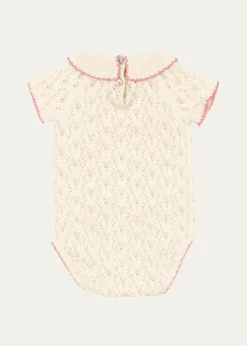 Konges SlojdGirl's Rosier Bodysuit, Size Newborn-18M