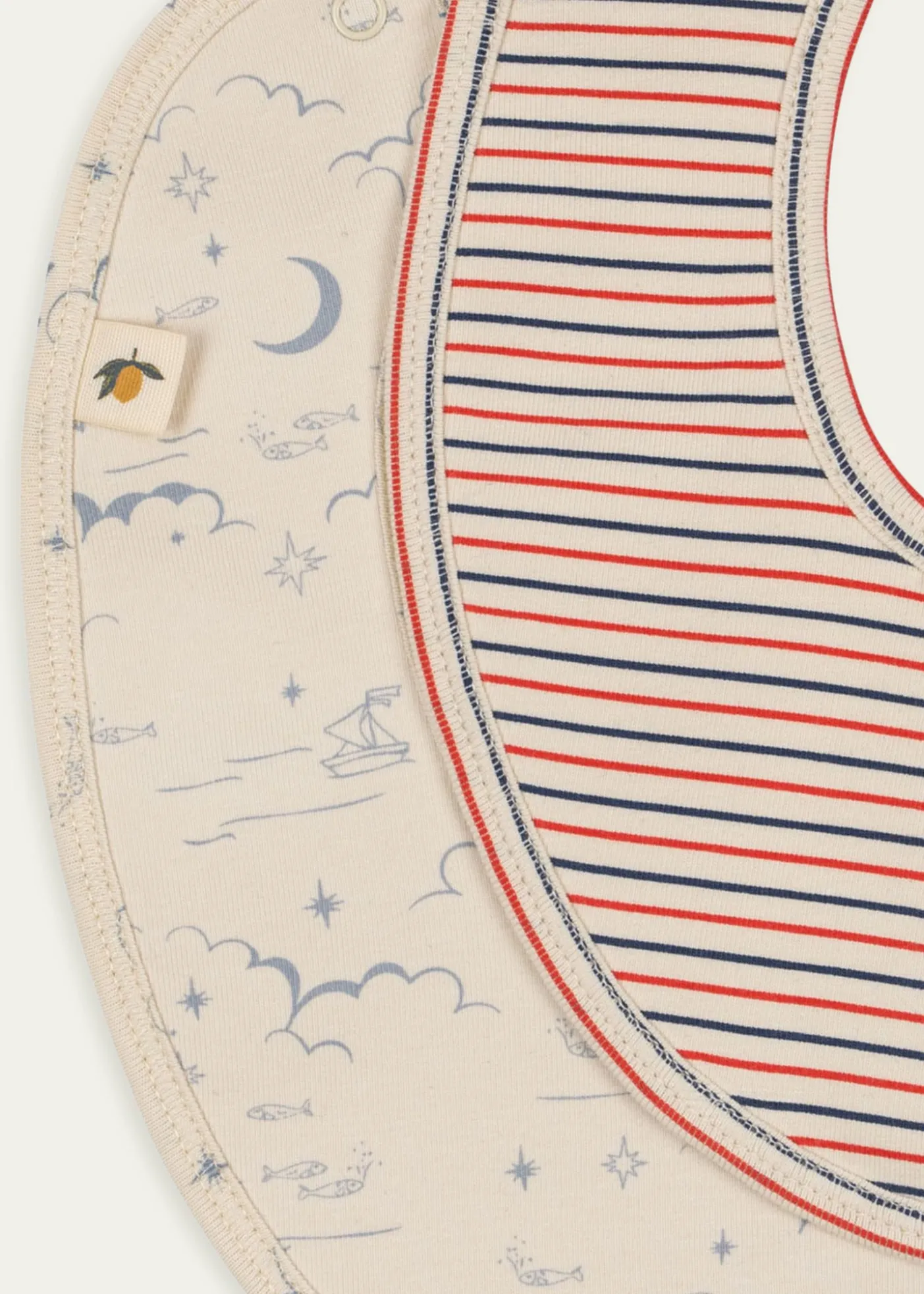Konges SlojdKid's Basic Bibs, Set of 2