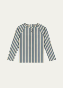 Konges SlojdBoy's Aster Striped Swim Top, Size 9M-10