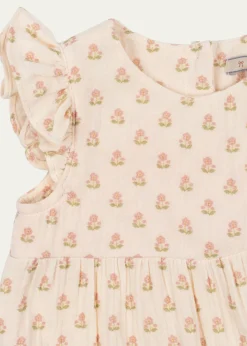 Konges SlojdGirl's Coco Ruffle Floral-Print Romper, Size 3M-18M