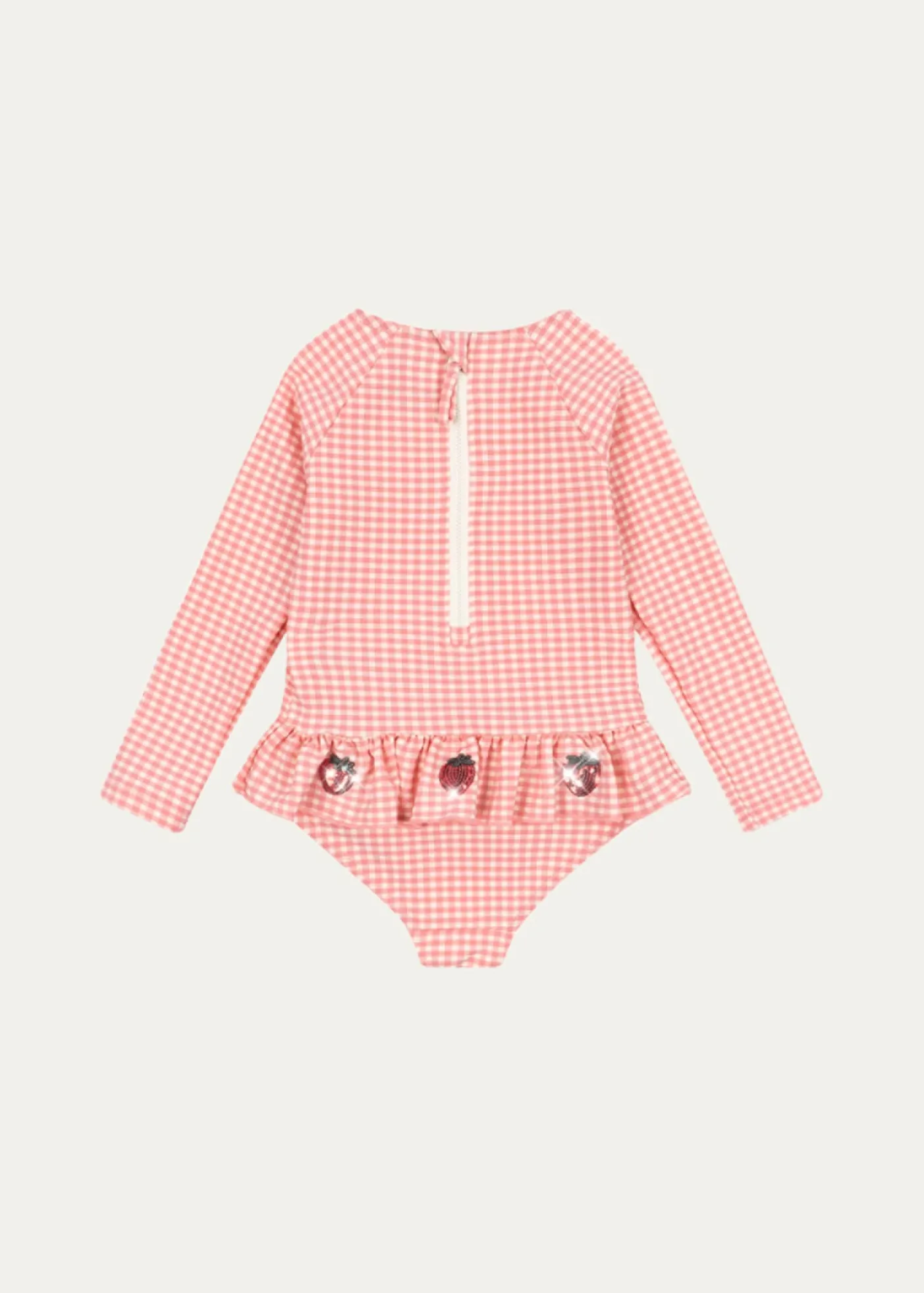 Konges SlojdGirl's Etta Skirted Long-Sleeve Swimsuit, Size 6M-3