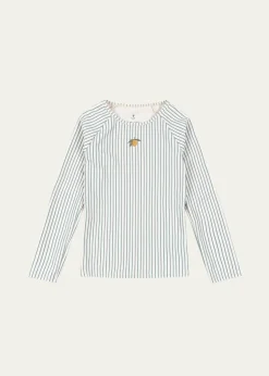 Konges SlojdGirl's Striped Rashguard Top, Size 12M-6