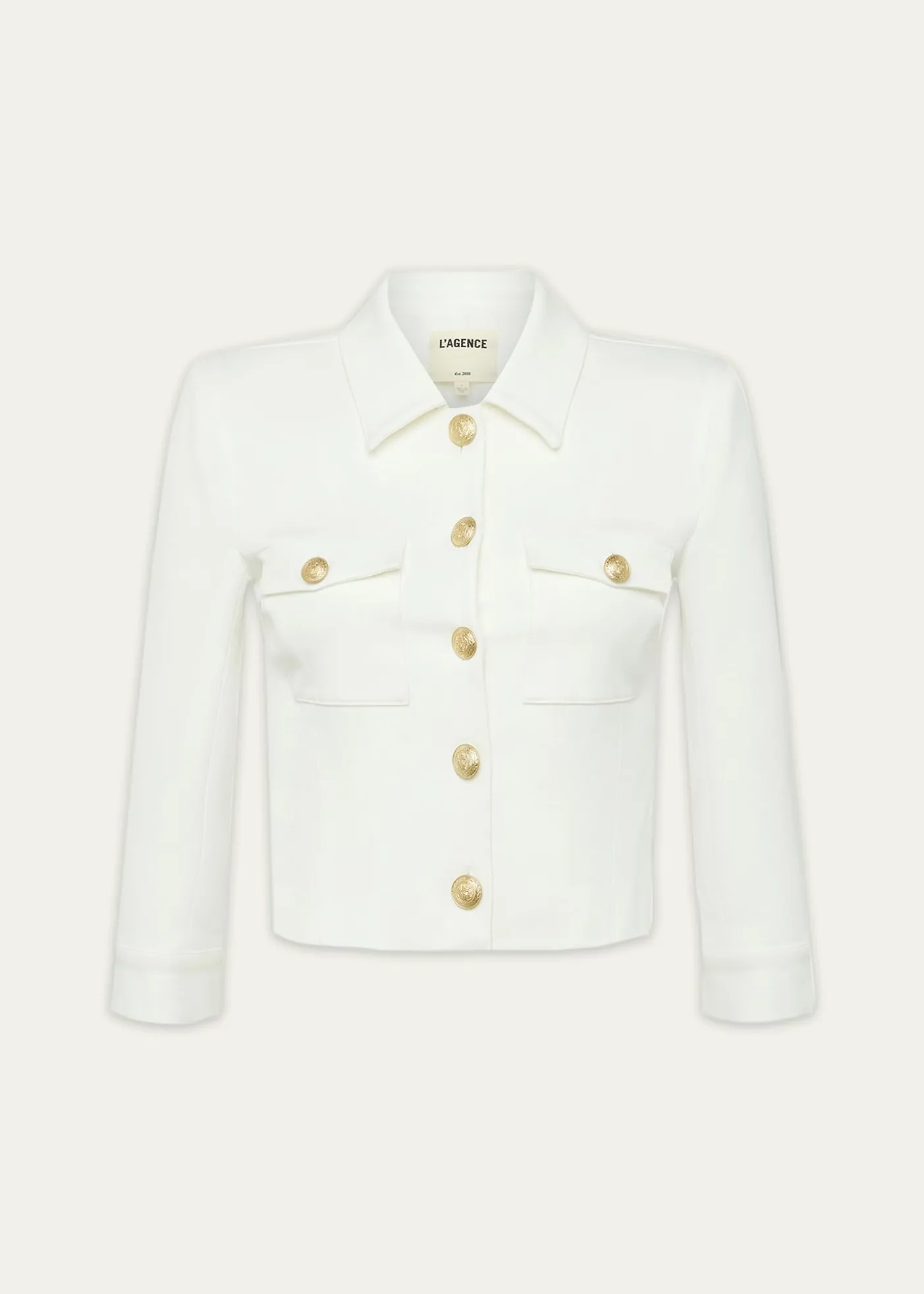 L'AgenceKumi Cropped Fitted Jacket