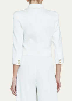 L'AgenceKumi Cropped Fitted Jacket