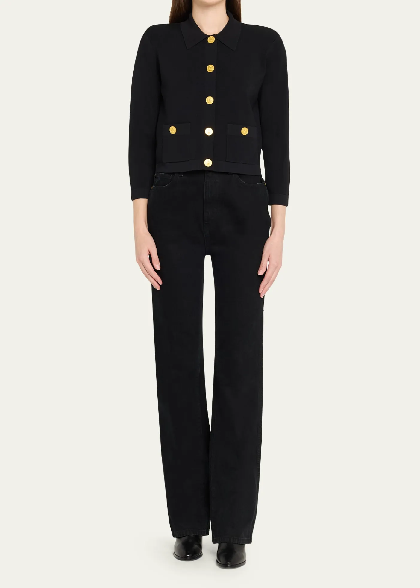 L'AgenceOsiris Collared Cardigan