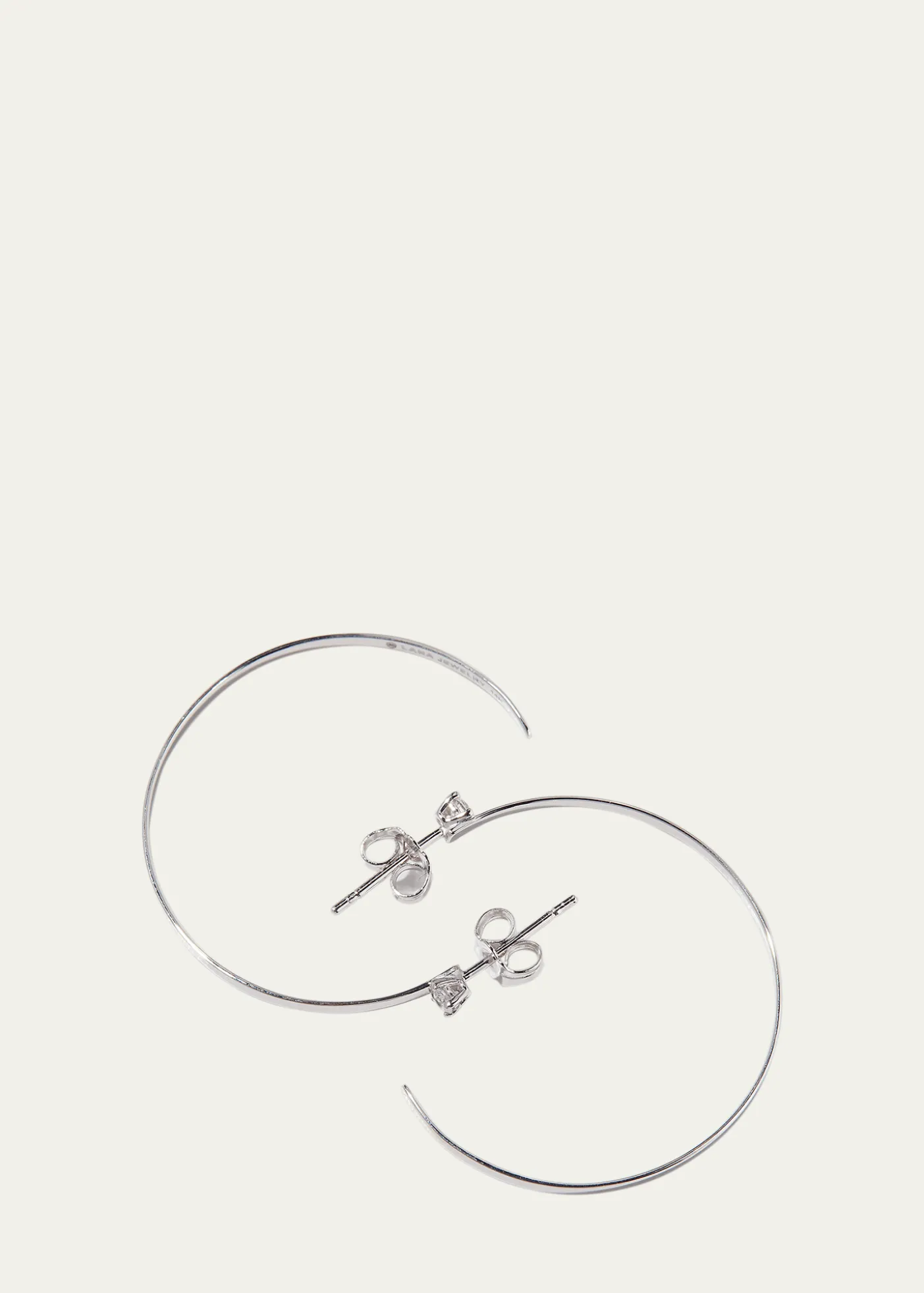Lana14K Gold Diamond Sunrise Hoop Earrings