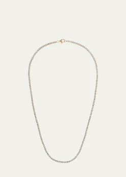 Lana14K Gold Diamond Tennis Necklace, 15"L