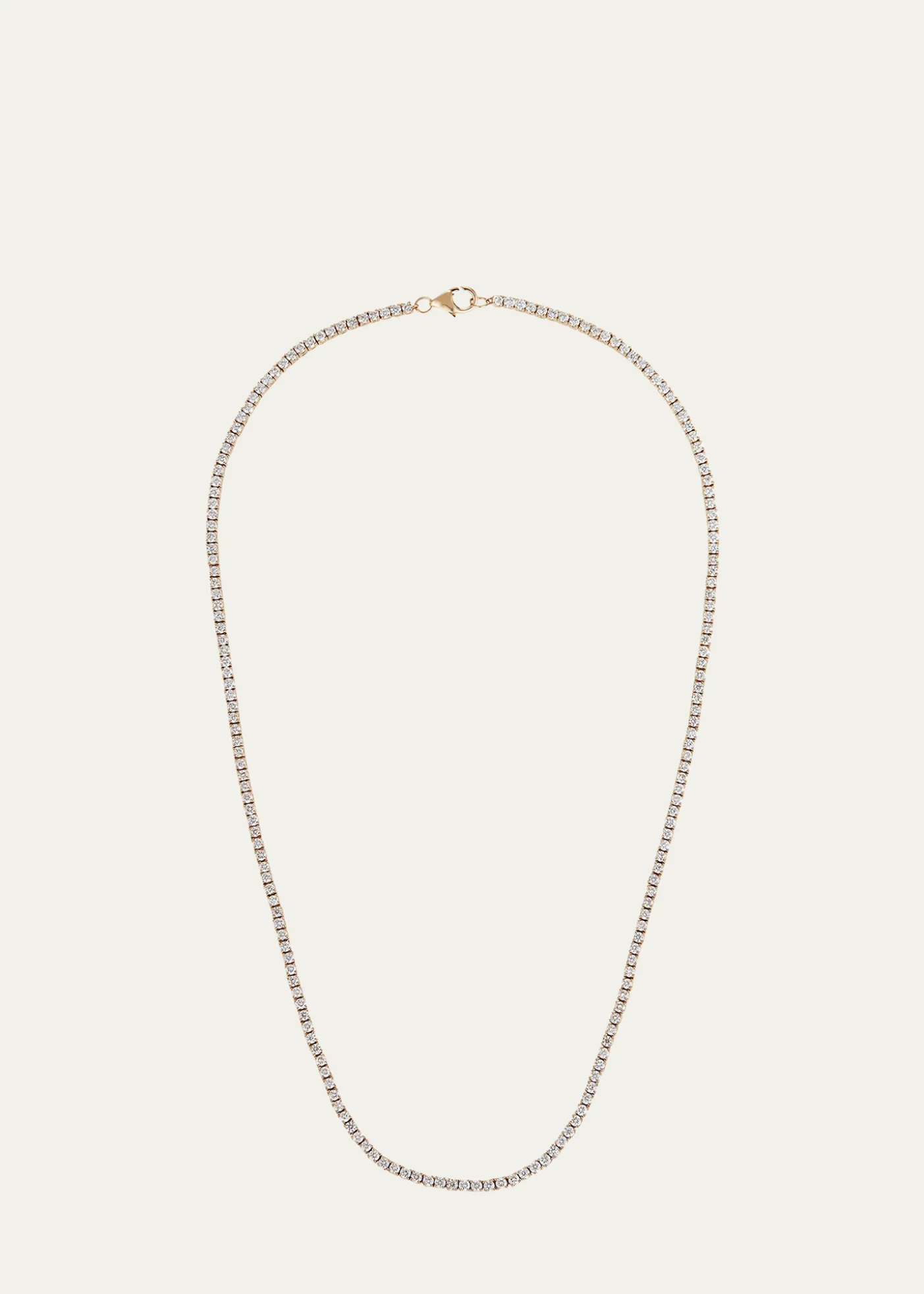 Lana14K Gold Diamond Tennis Necklace, 15"L