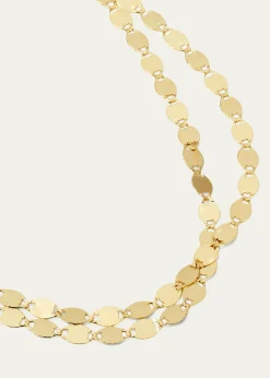 Lana14K Gold Double Strand Petite Nude Choker
