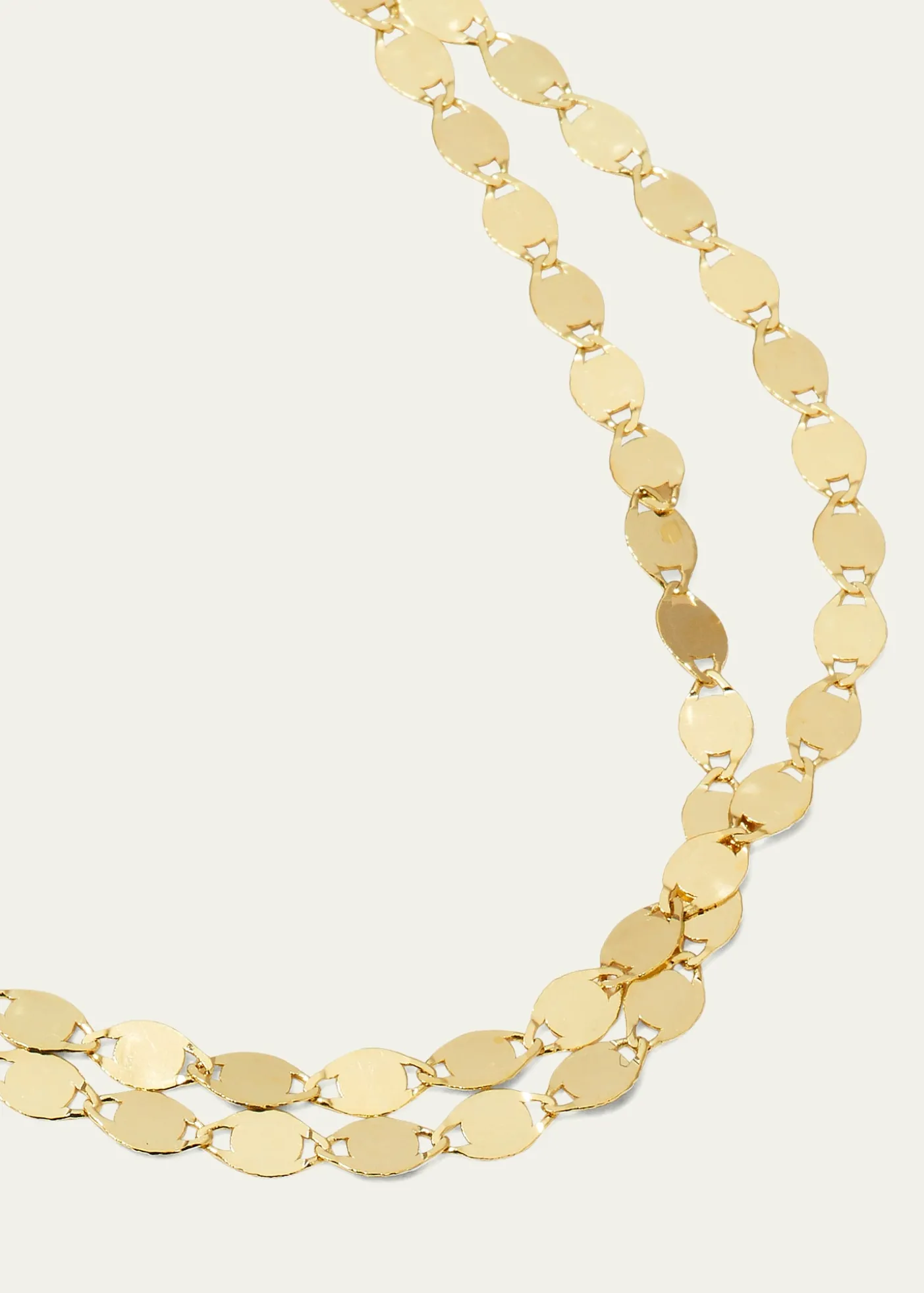 Lana14K Gold Double Strand Petite Nude Choker