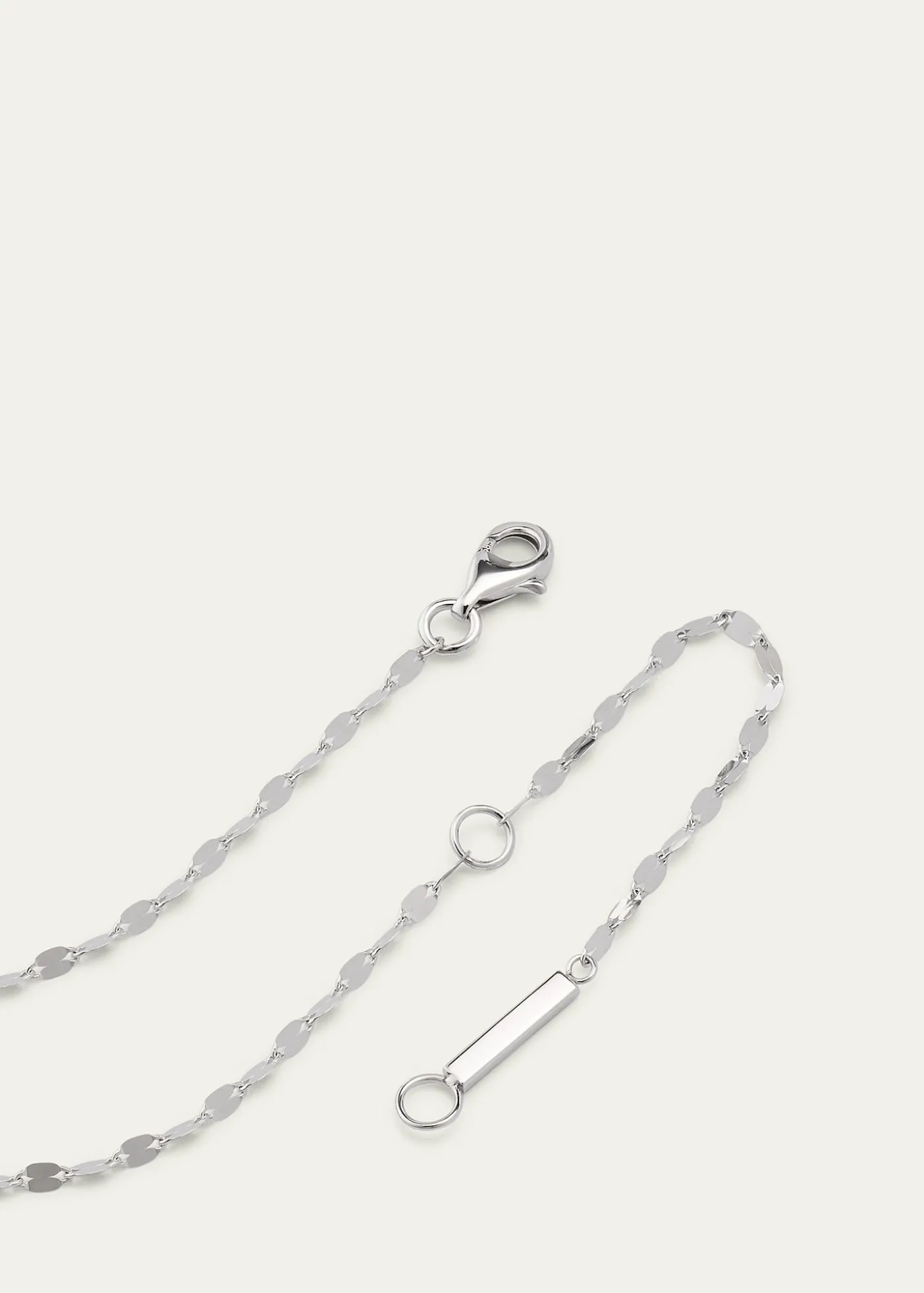 Lana14K Gold Femme Fatale Crossary Necklace with Diamonds