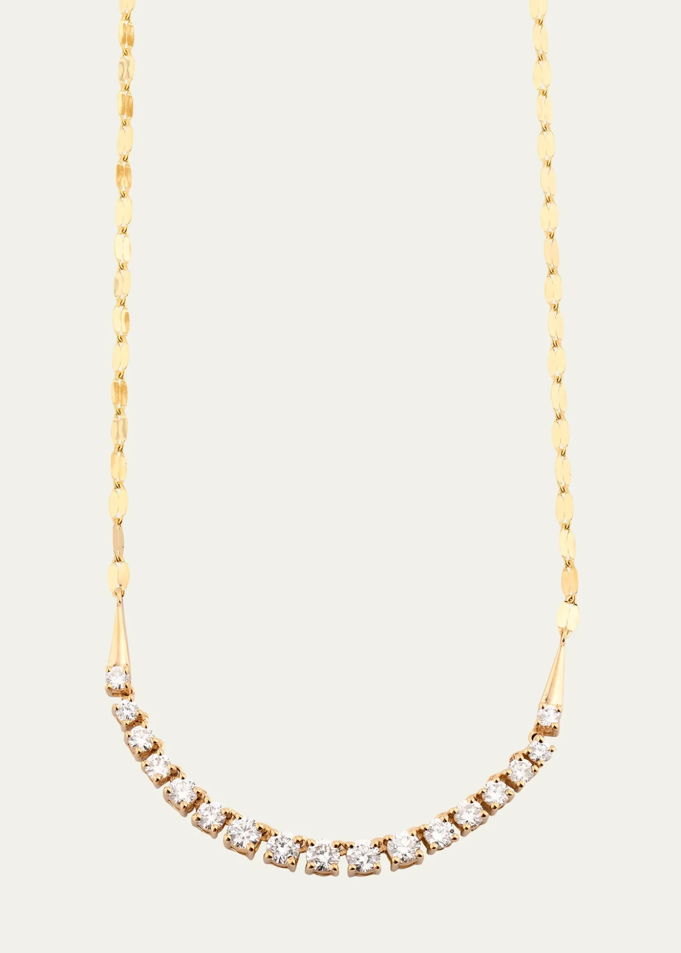 Lana14K Gold Flawless Graduating Diamond Tennis Necklace