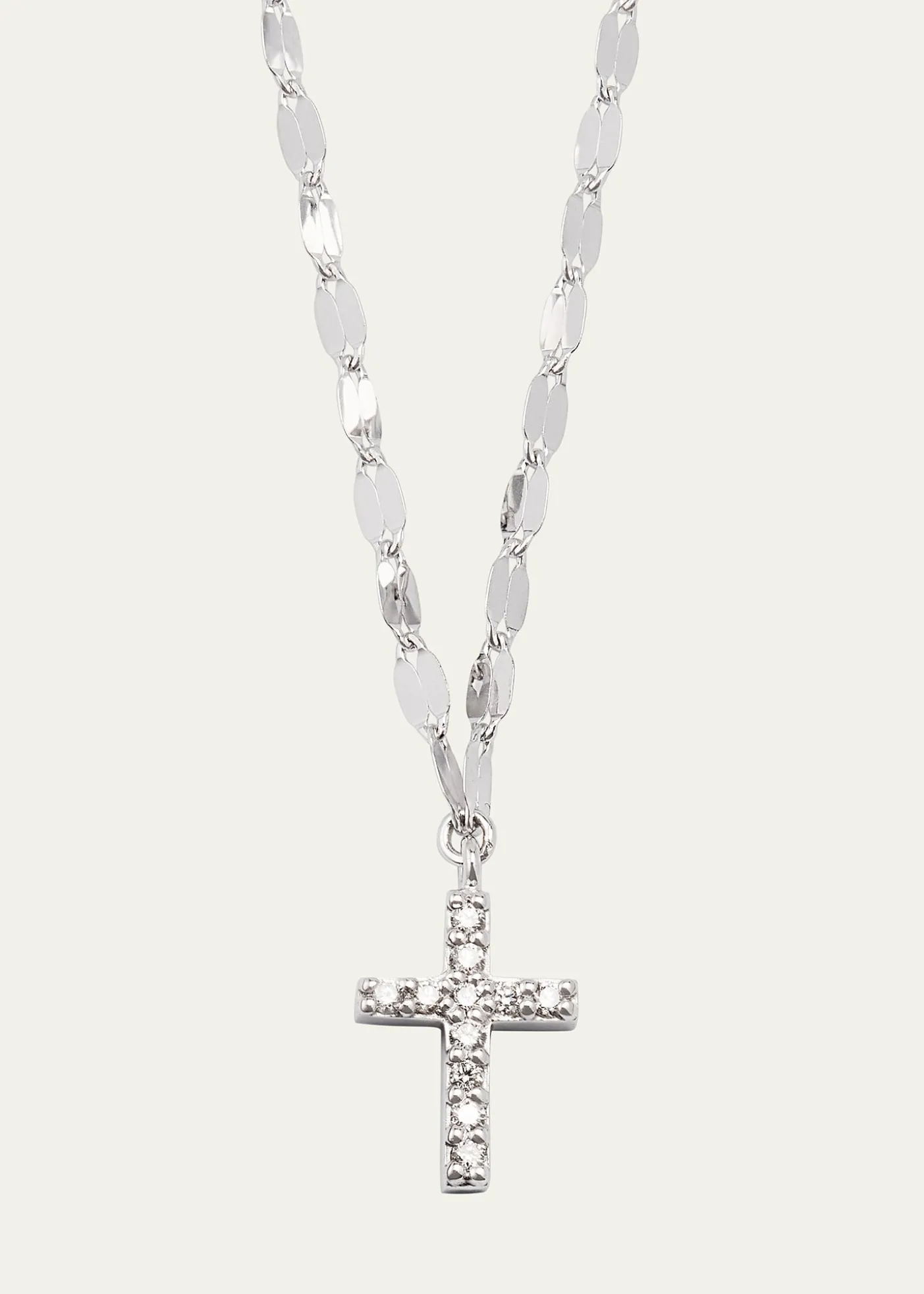 Lana14K Gold Flawless Mini Cross Pendant Necklace