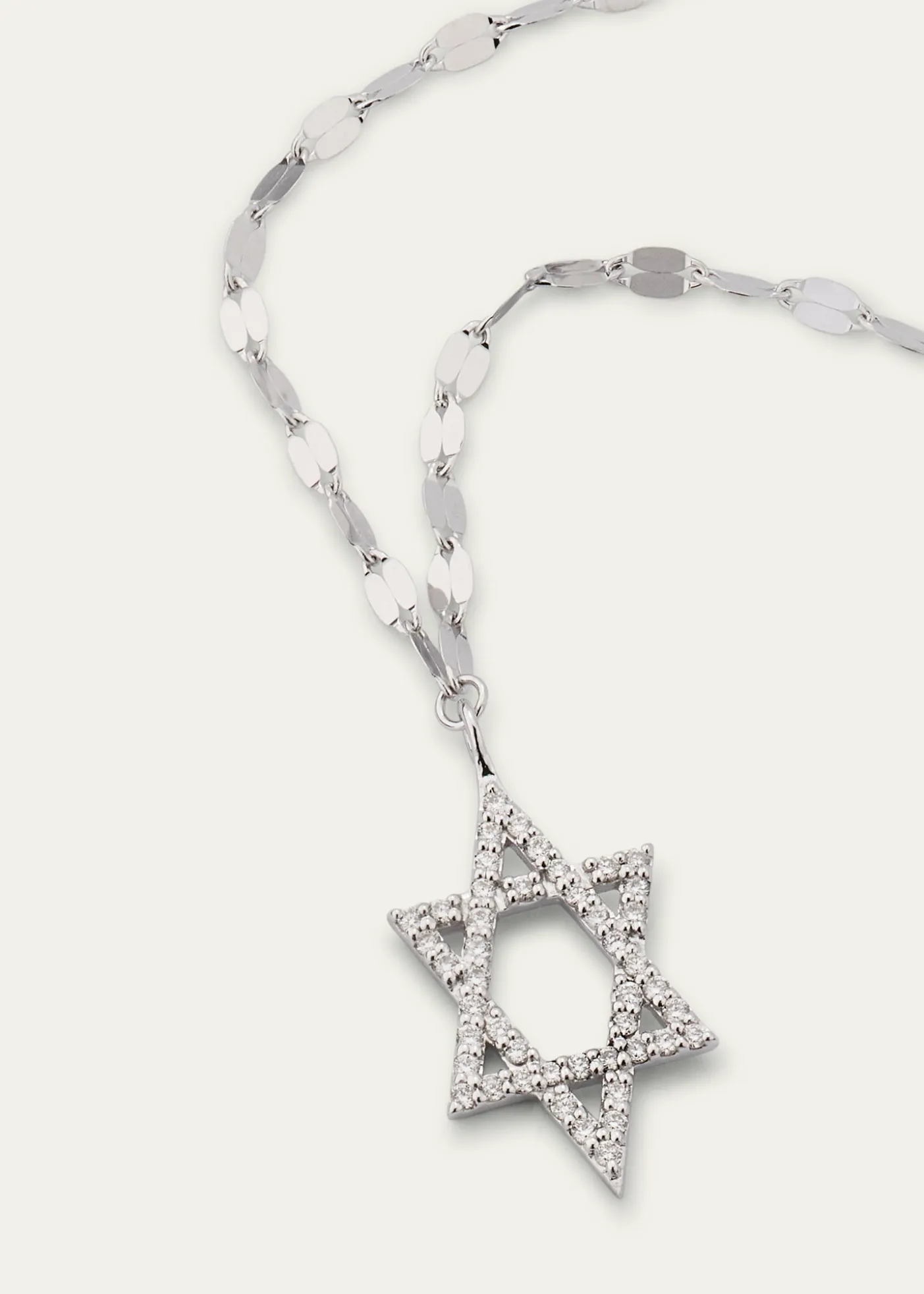 Lana14K Gold Flawless Star of David Pendant Necklace with Jump Ring, 16-18"L