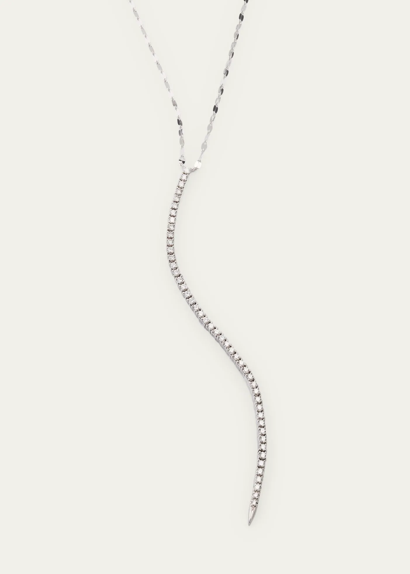 Lana14K Gold Flawless Tennis Lariat with Diamonds