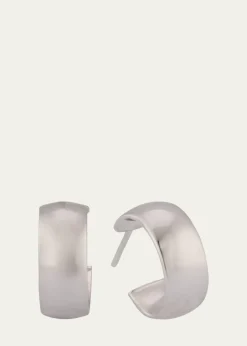 Lana14K Gold Hollow Huggie Earrings