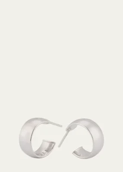 Lana14K Gold Hollow Huggie Earrings