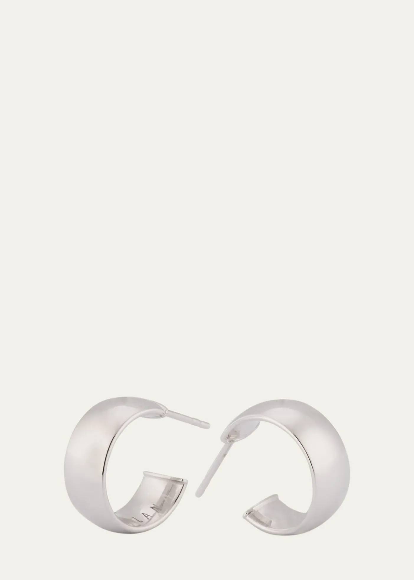 Lana14K Gold Hollow Huggie Earrings