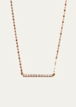 Lana14K Gold Mirage Blake Diamond Bar Necklace